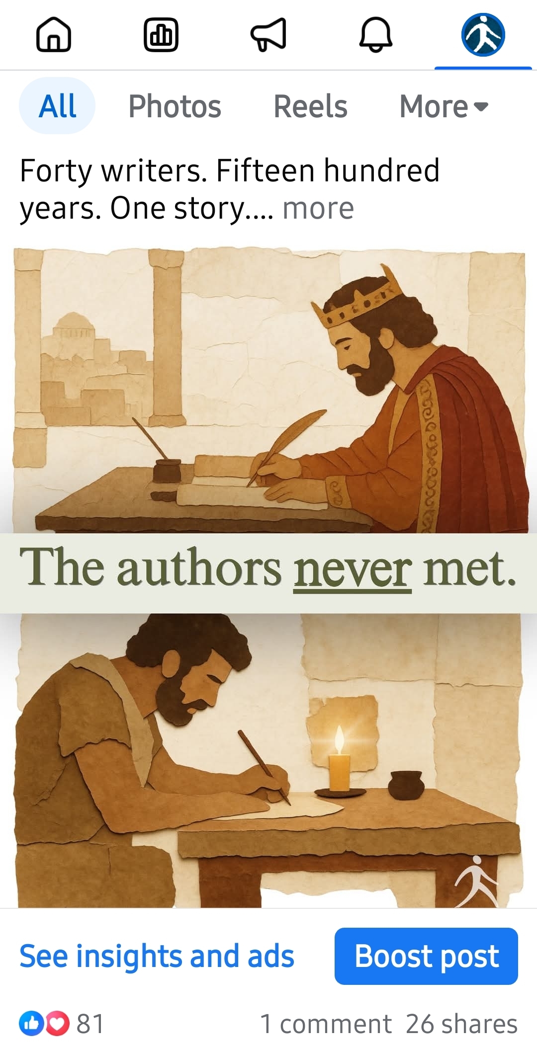 More Than a Book — 40 authors viral social post