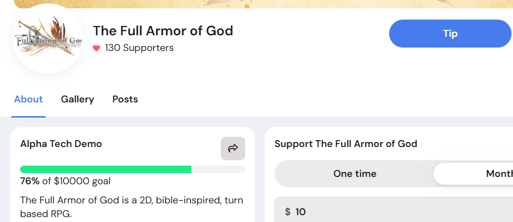 Lampstand Studios — crowdfunding results